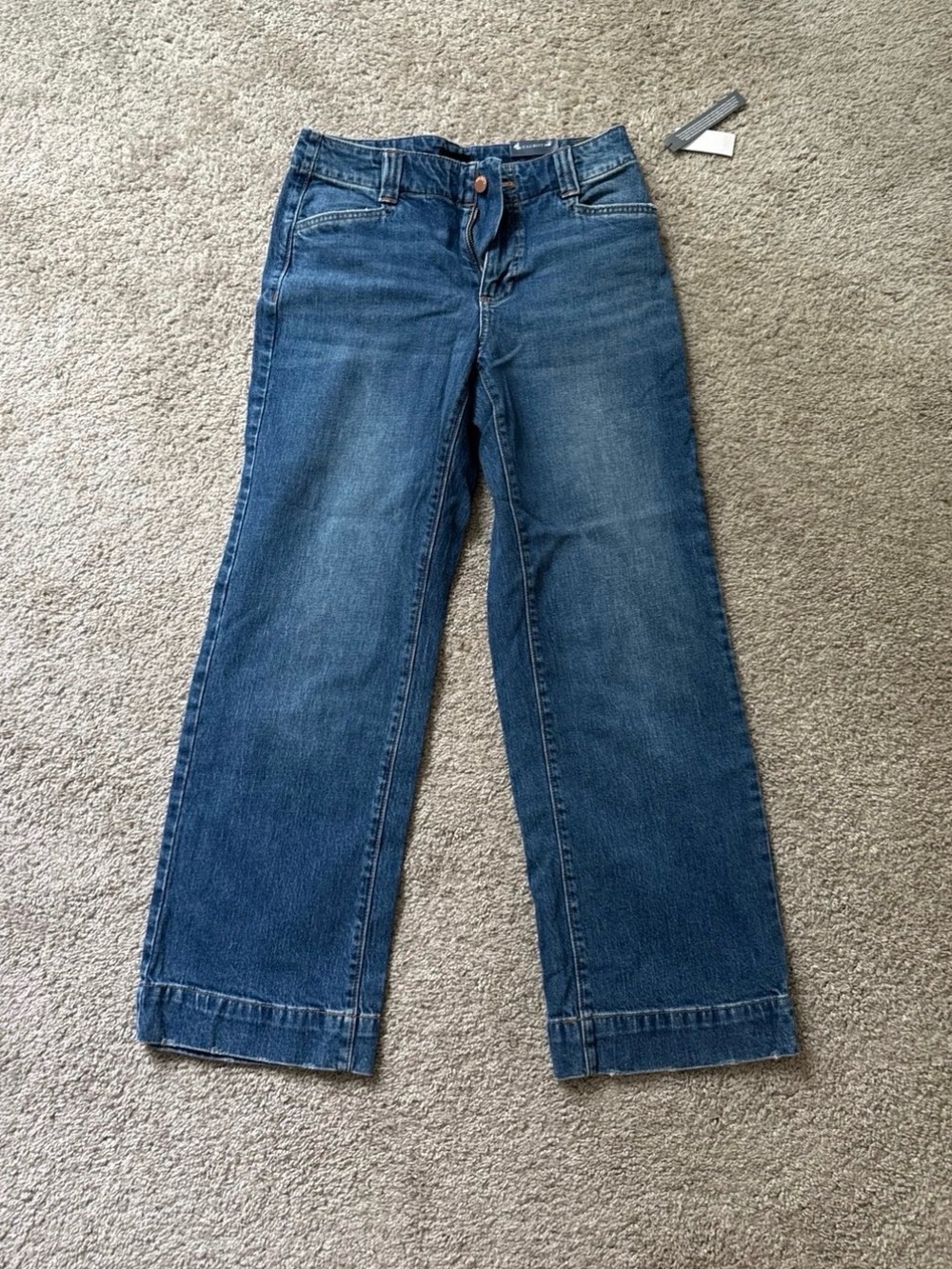 Talbots Women's Straight-Leg Jeans in Medium Blue
